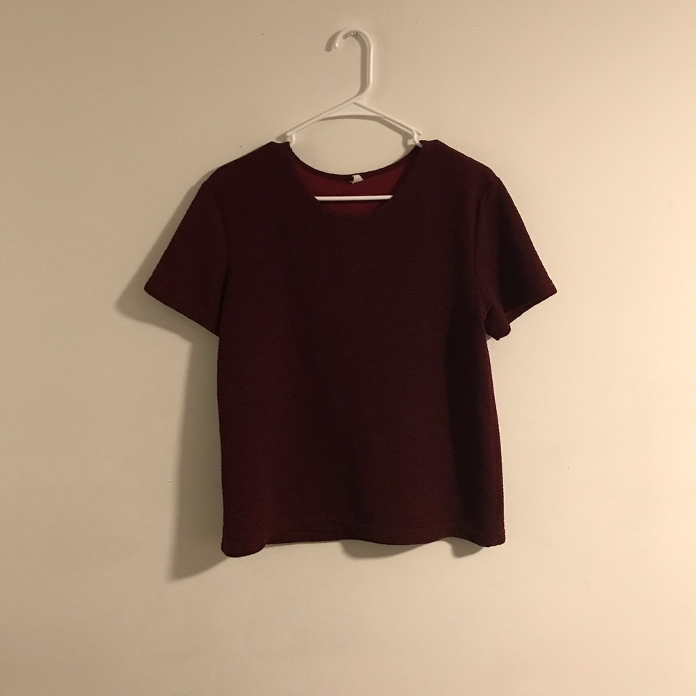 Maroon Blouse
